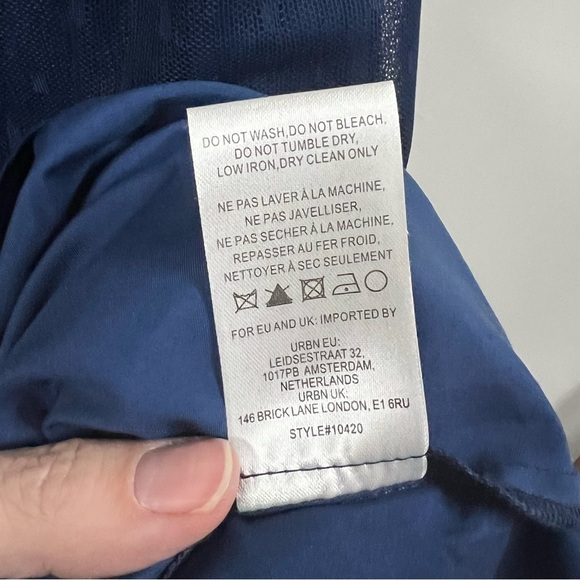 Anthropologie Hutch Tulle Navy Bowtie Midi Dress - Picture 16 of 16